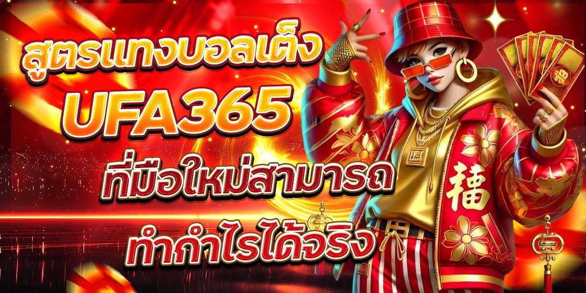 สูตรแทงบอลเต็ง UFA365 ที่มือใหม่สามารถทำกำไรได้จริง