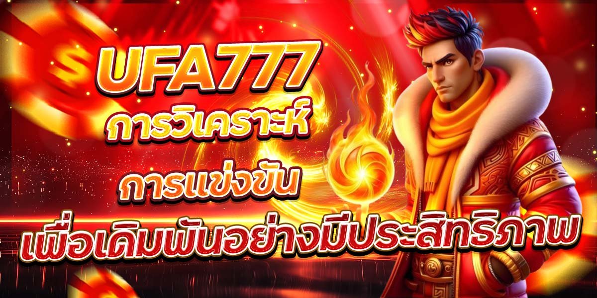 UFA777 การวิเคราะห์การแข่งขัน เพื่อเดิมพันอย่างมีประสิทธิภาพ